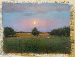 Image of the painting Old News: Pasture by Adam Straus.